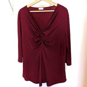 Twist-Knot Top (3/4 Sleeve)